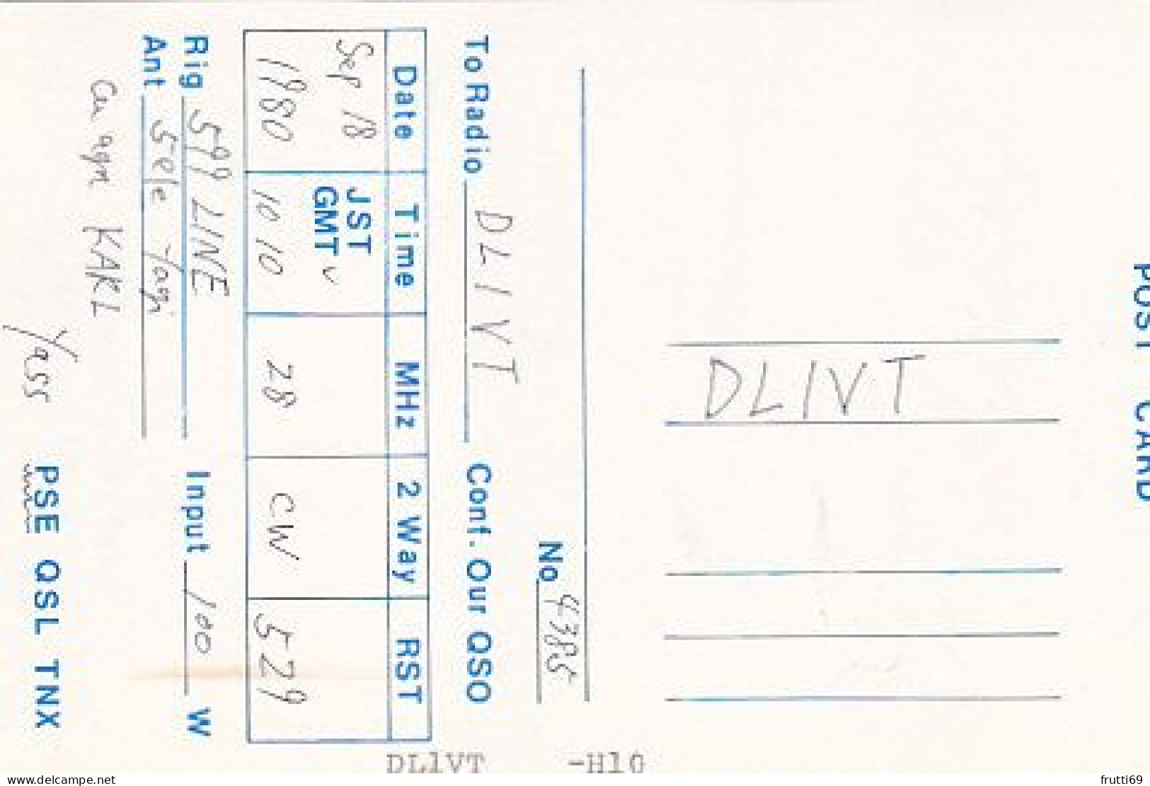 AK 210568 QSL - Japan - Aichi - Tokonamo-City - Radio Amateur