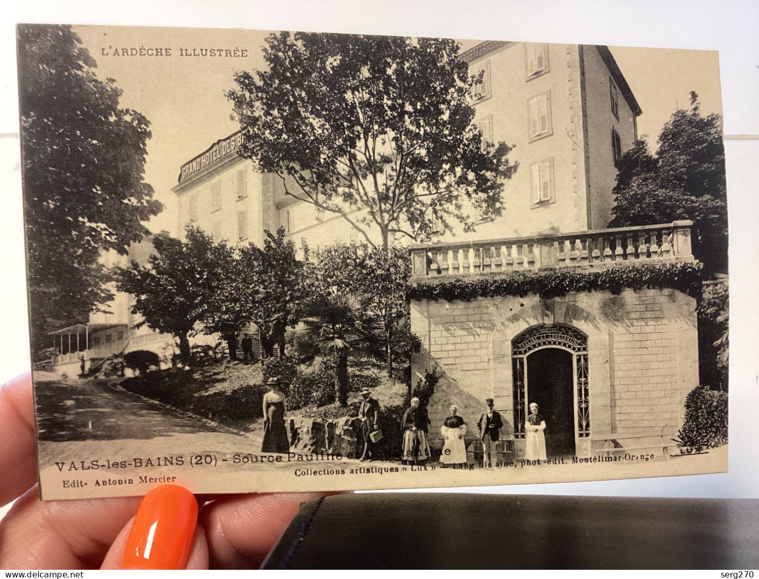 VALS LES BAINS - - VALS LES BAINS 07 VALS LES BAINS - Source Pauline Et Constantine Carte Animée - Vals Les Bains