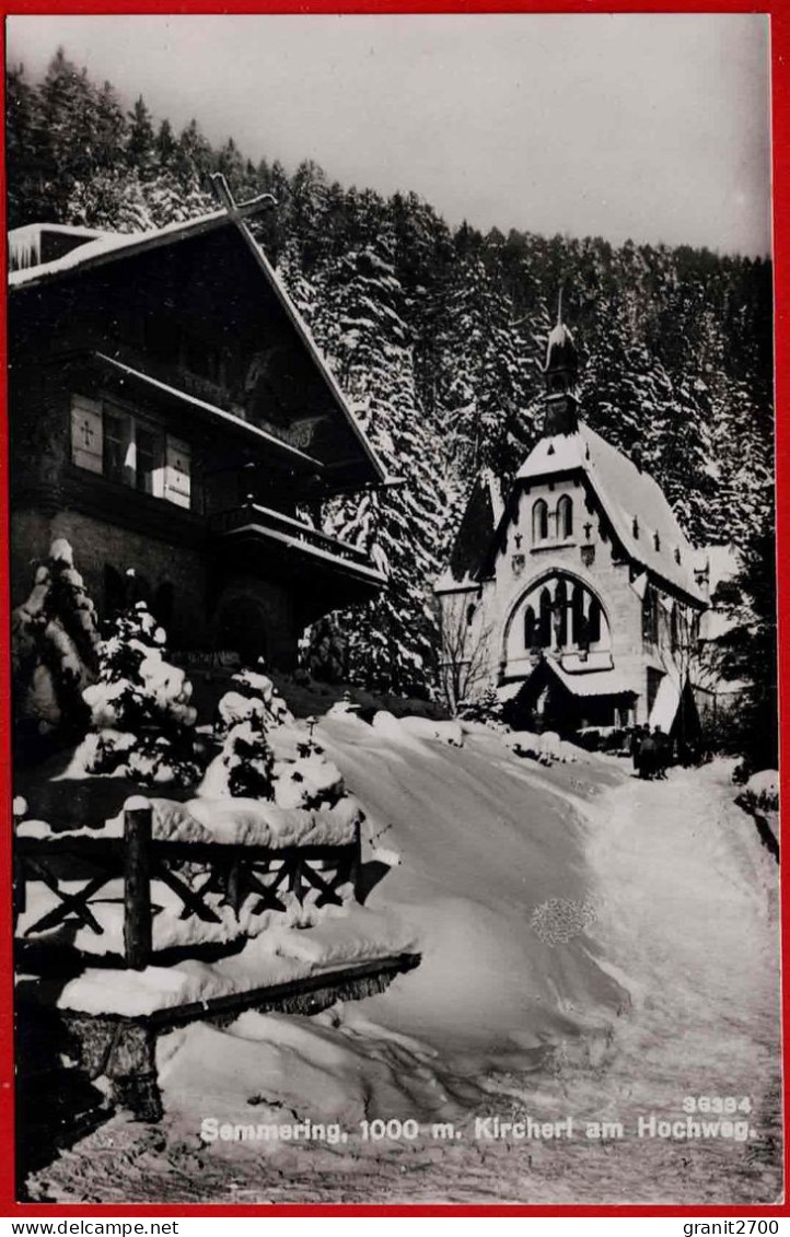 Semmering. Kircherl Am Hochweg. 1941 - Semmering