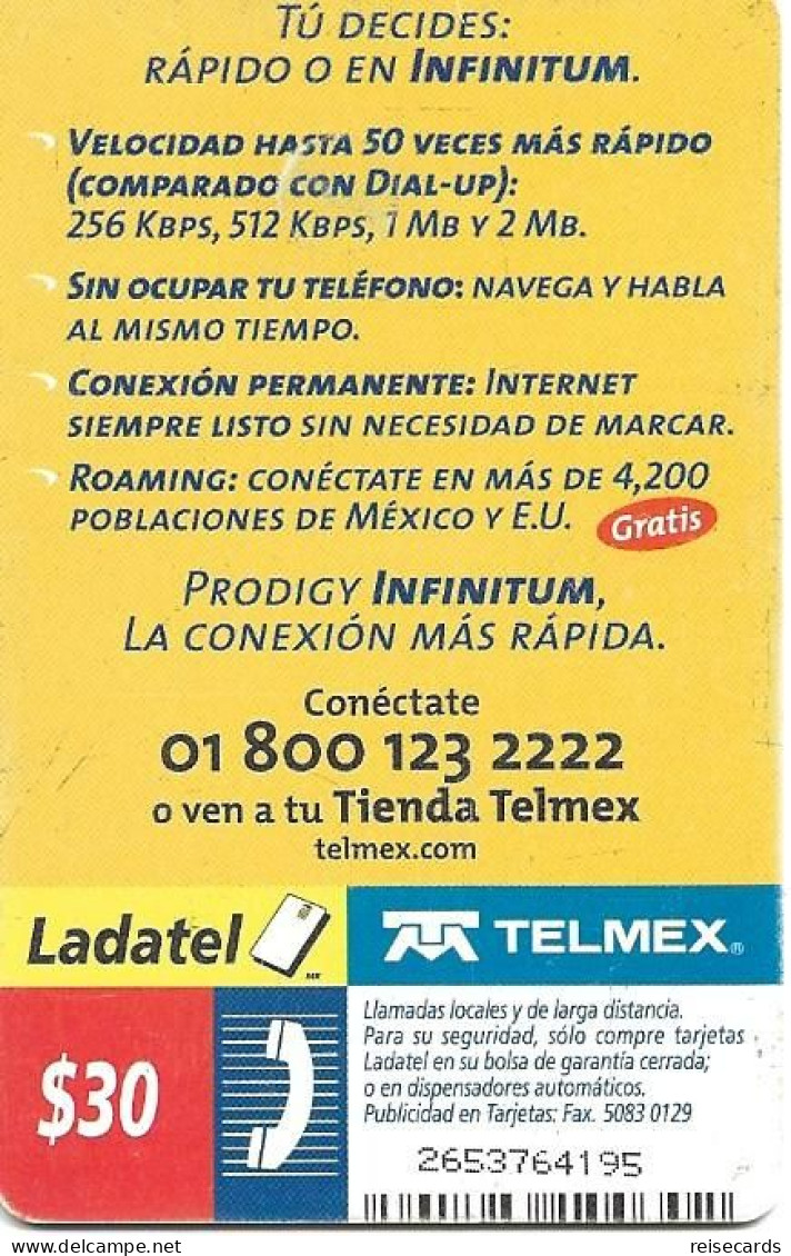 Mexico: Telmex/lLadatel - 2004 Infinitum - Mexique