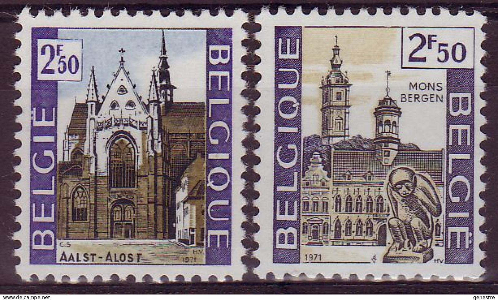 Belgique - 1971 - COB 1597 à 1598 ** (MNH) - Neufs