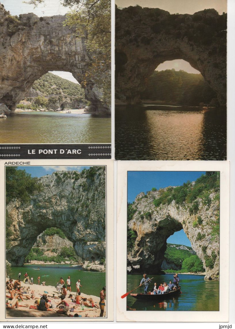 07 - GORGES DE L'ARDÈCHE - VALLON PONT D'ARC - Lot De 19 Cartes Postales - (R011) - Vallon Pont D'Arc