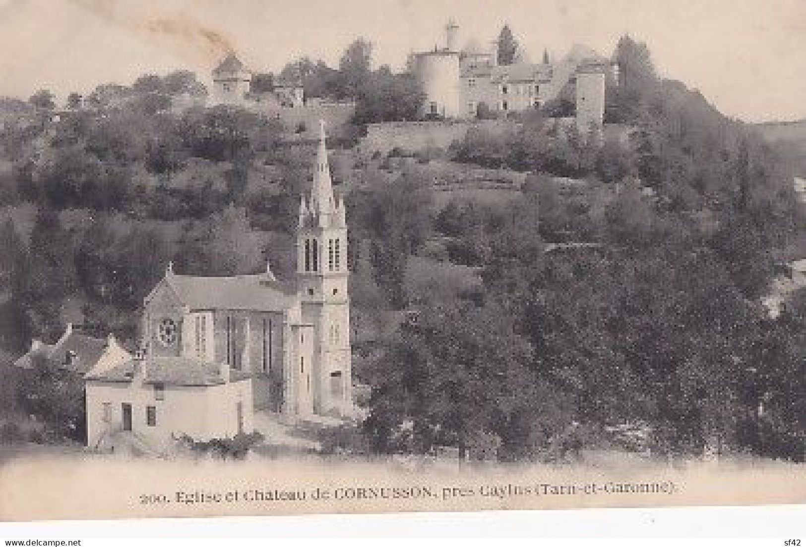 CORNUSSON        église Et Le  Chateau   200       1 - Autres & Non Classés