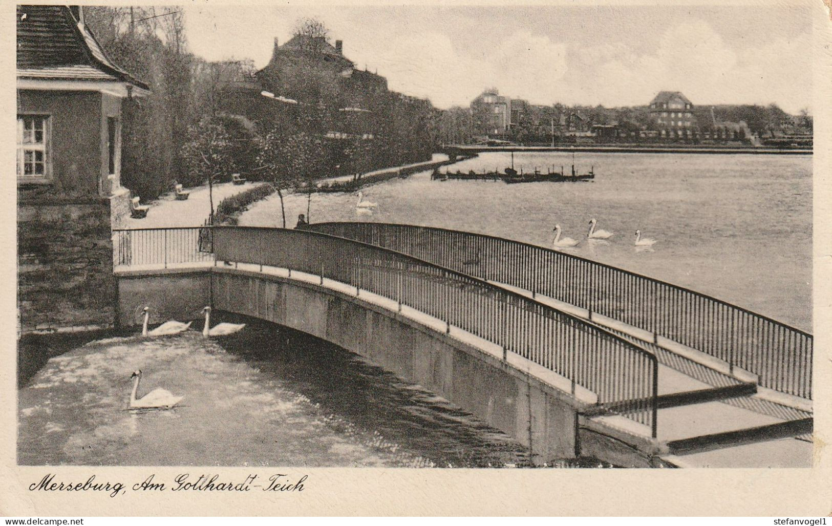 Merseburg,   Gel. 1942   Gotthardt-Teich - Merseburg