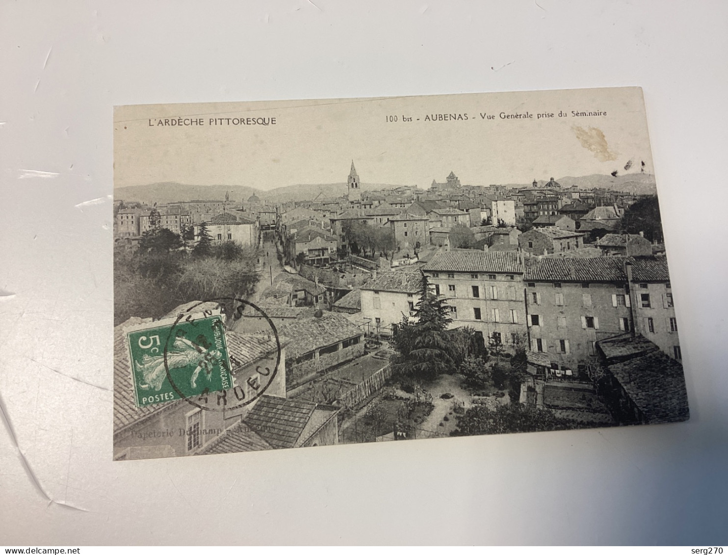 Aubenas 100 Bis - AUBENAS (07 Ardèche) Vue Générale Prise Du Séminaire - Aubenas