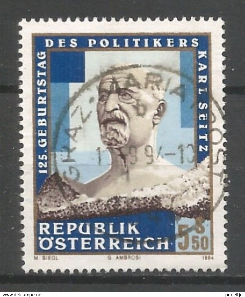 Austria - Oostenrijk 1994  Karl Seitz Y.T. 1962 (0) - Used Stamps