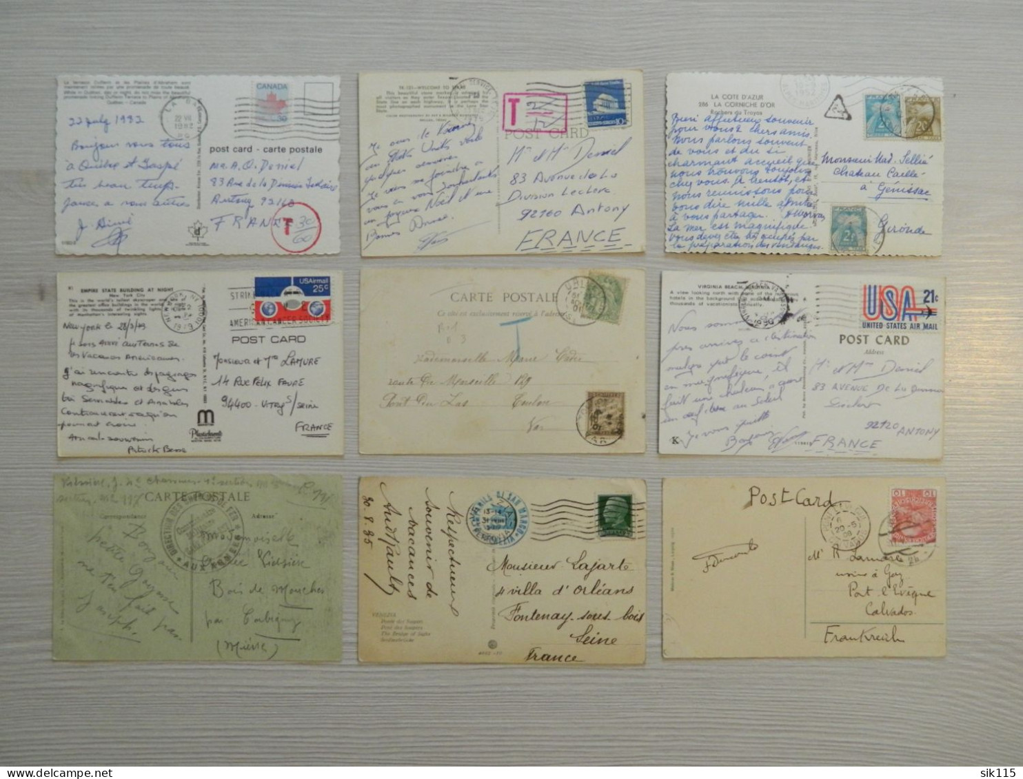 GROS LOT 2,4 Kg De Carte Postale FRANCE Monde Belgique Timbre Cachet TAXE Monument Multivues - 500 Postcards Min.