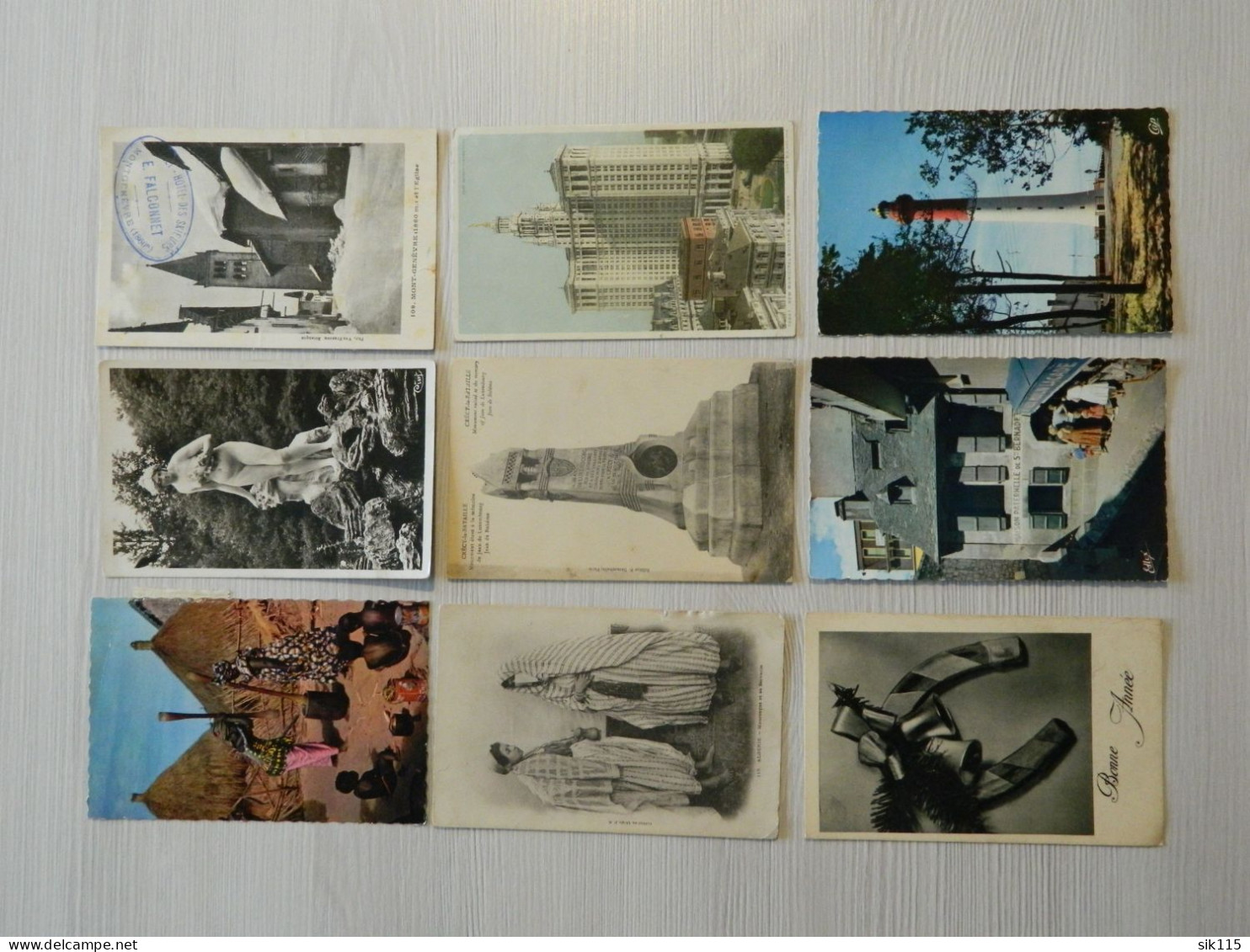 GROS LOT 2,4 Kg De Carte Postale FRANCE Monde Belgique Timbre Cachet TAXE Monument Multivues - 500 Cartoline Min.