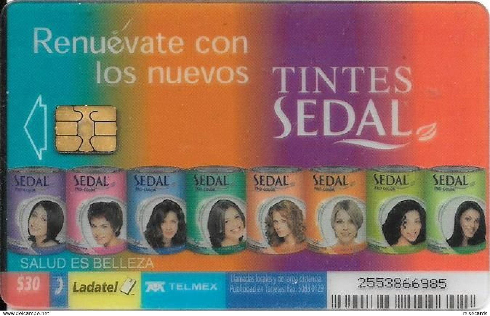 Mexico: Telmex/lLadatel - 2003 Sedal. Transparent - Mexiko