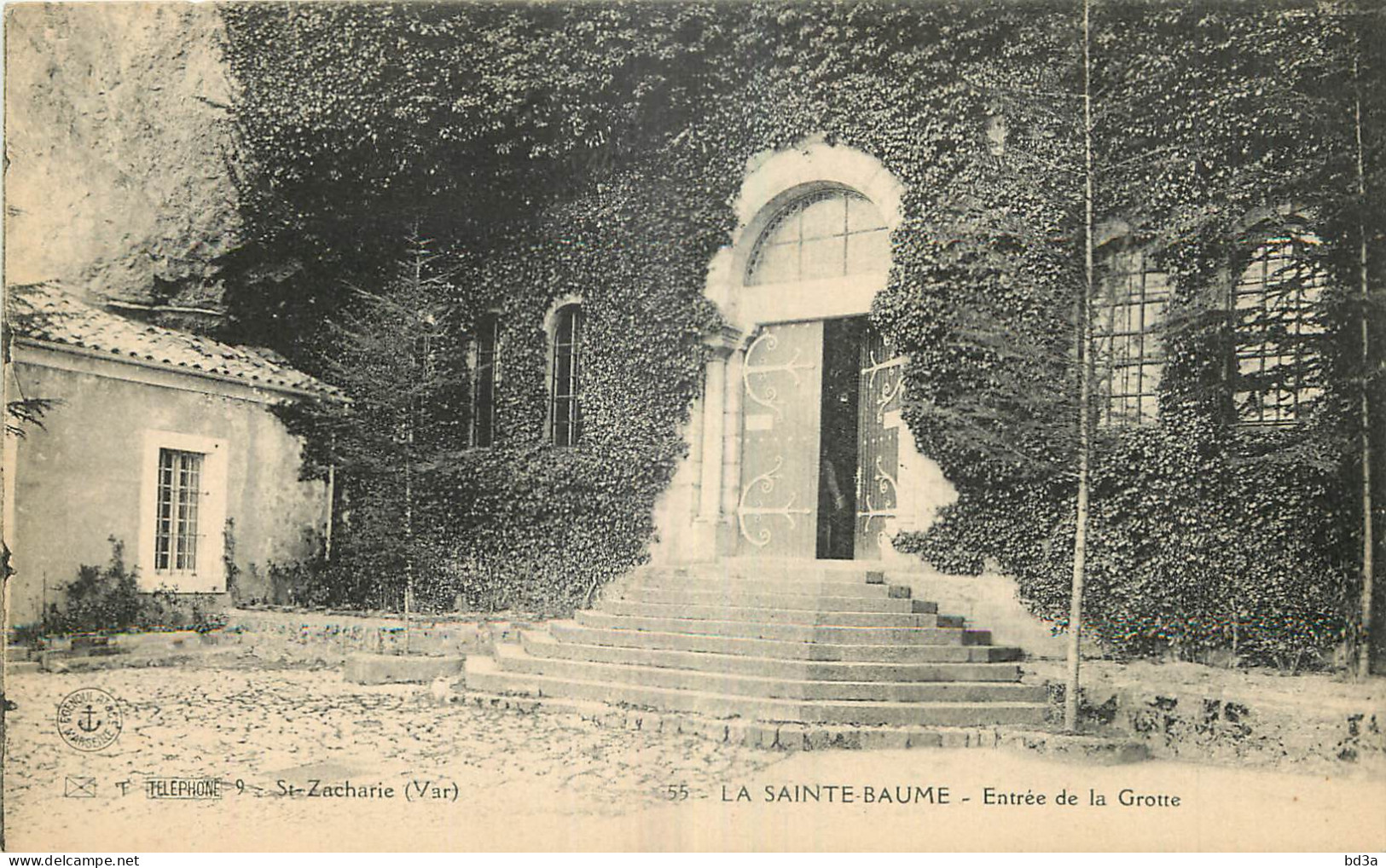 83 - LA SAINTE BAUME - ENTREE DE LA GROTTE - Edition Genoulat Et Cie - 55 - Saint-Maximin-la-Sainte-Baume