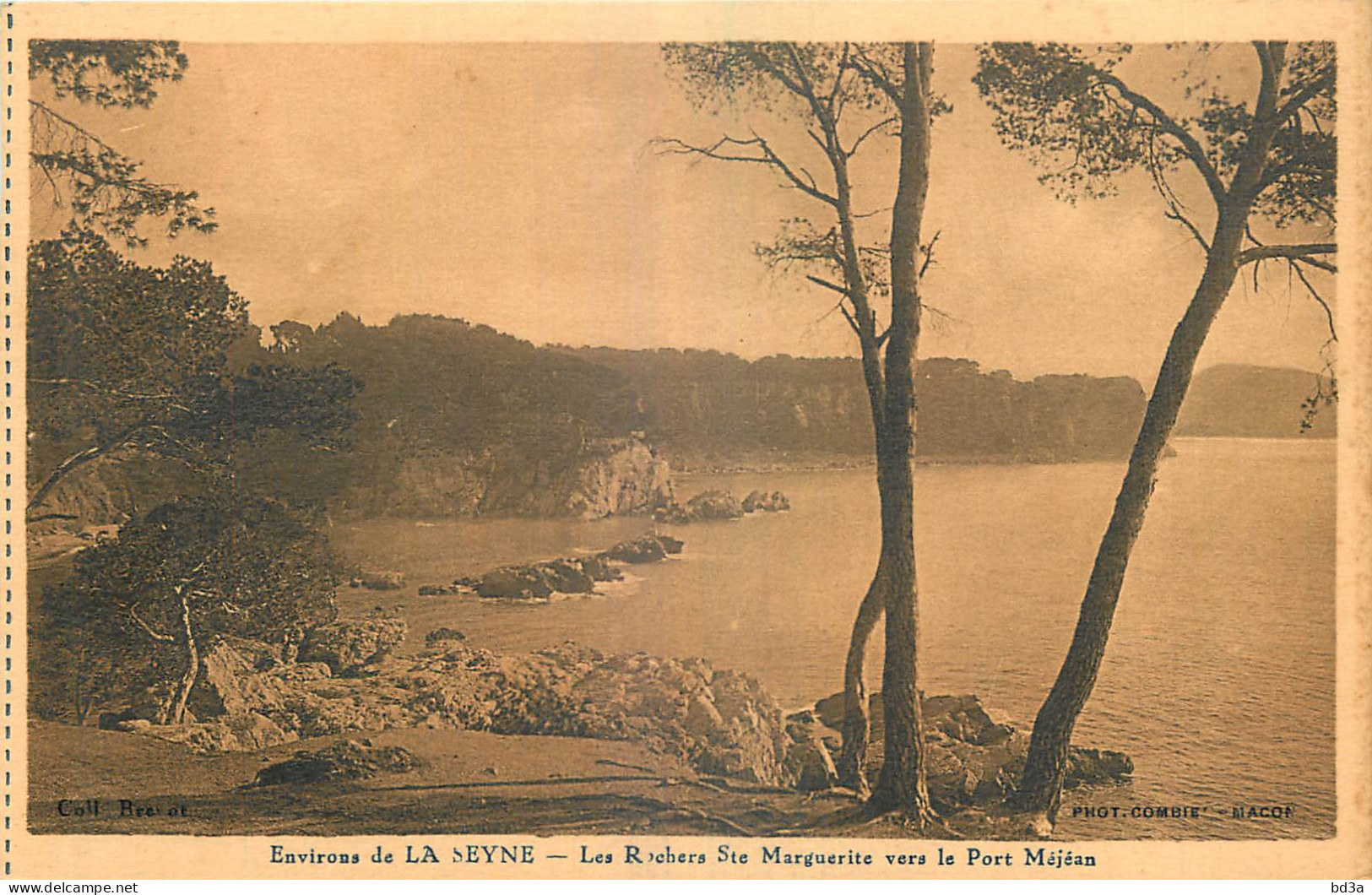 83 - ENVIRONS DE LA SEYNE  - LES ROCHERS STE MARGUERITE VERS LE PORT MEJEAN - Coll. Brénot Phot. Combier - 608 - La Seyne-sur-Mer