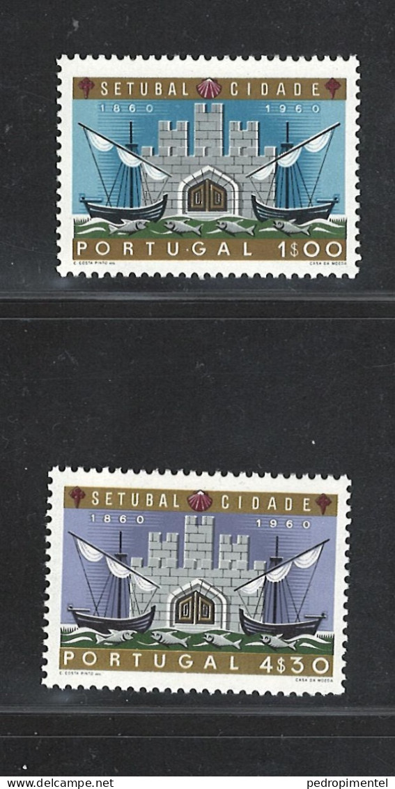 Portugal Stamps 1961 "City Of Setubal" Condition MNH #876-877 - Unused Stamps