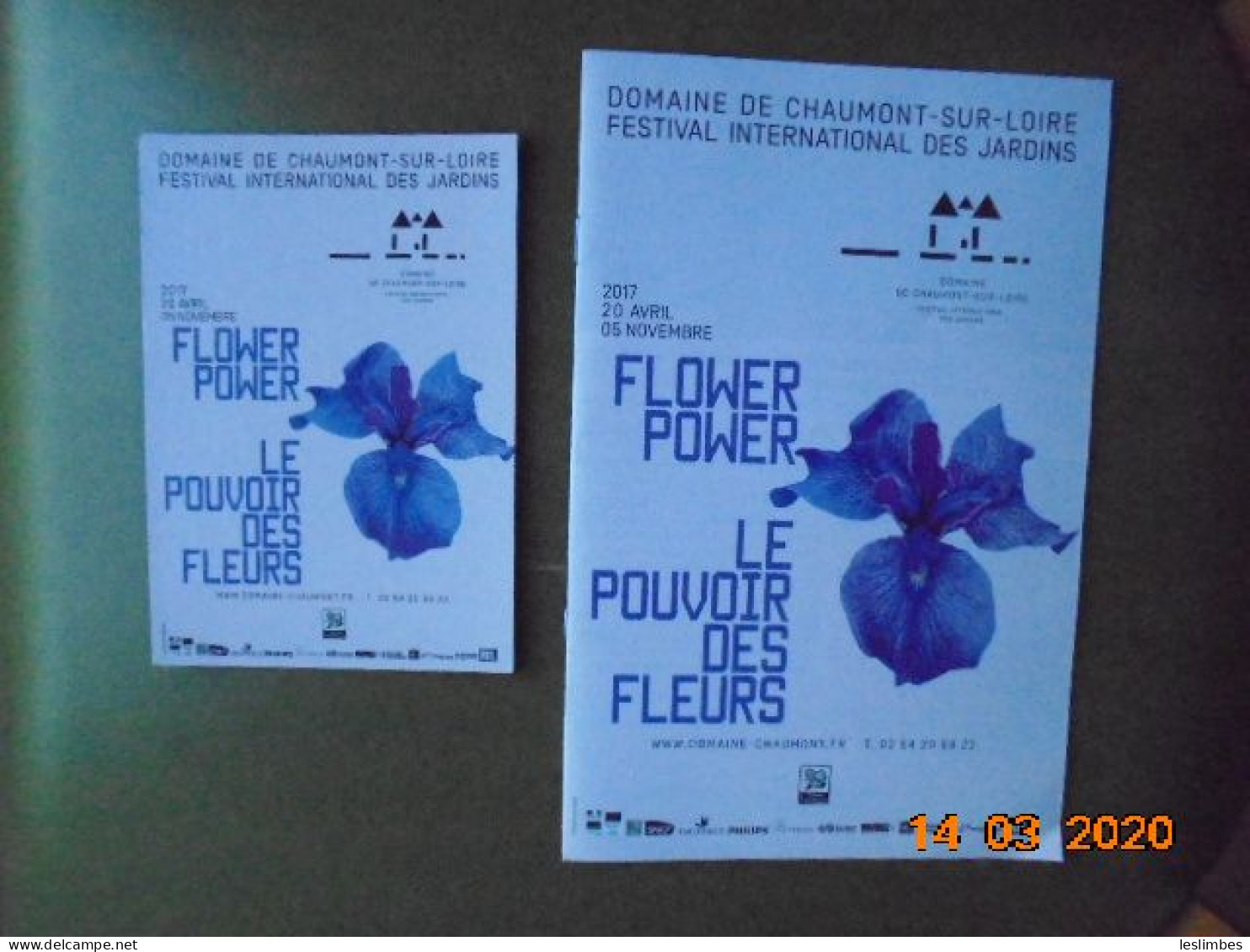 26eme Festival International Des Jardins 2017  Domaine De Chaumont Sur Loire : Flower Power / Le Pouvoir Des Fleurs - Programs
