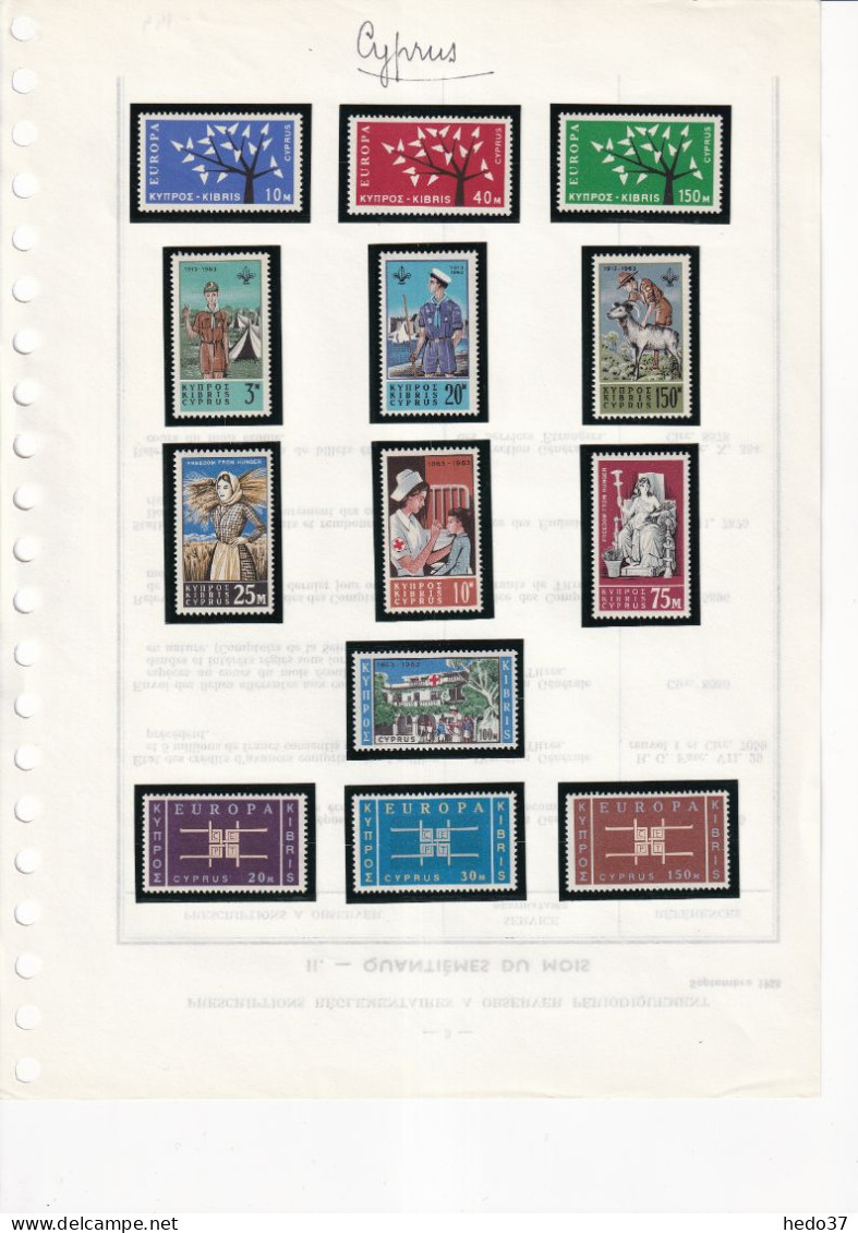 Chypre - Collection 1960/1989 - Neufs ** Sans Charnière - Cote Yvert  775 € - TB - Unused Stamps