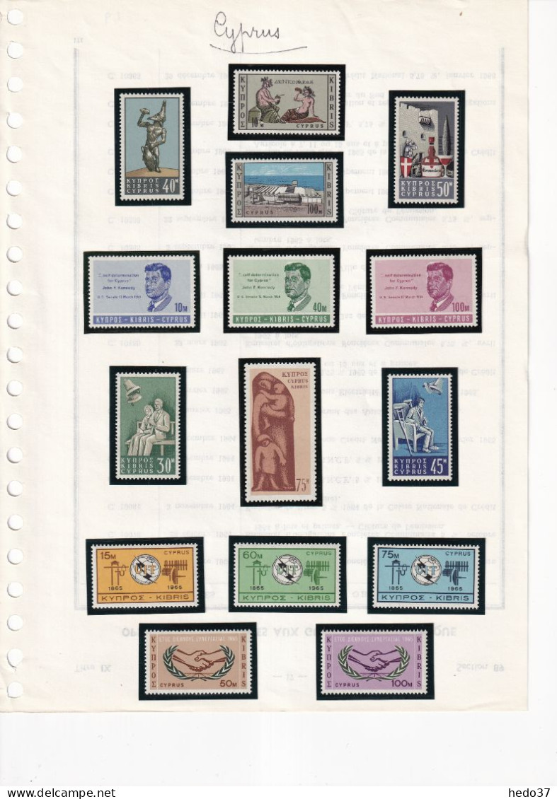 Chypre - Collection 1960/1989 - Neufs ** Sans Charnière - Cote Yvert  775 € - TB - Unused Stamps