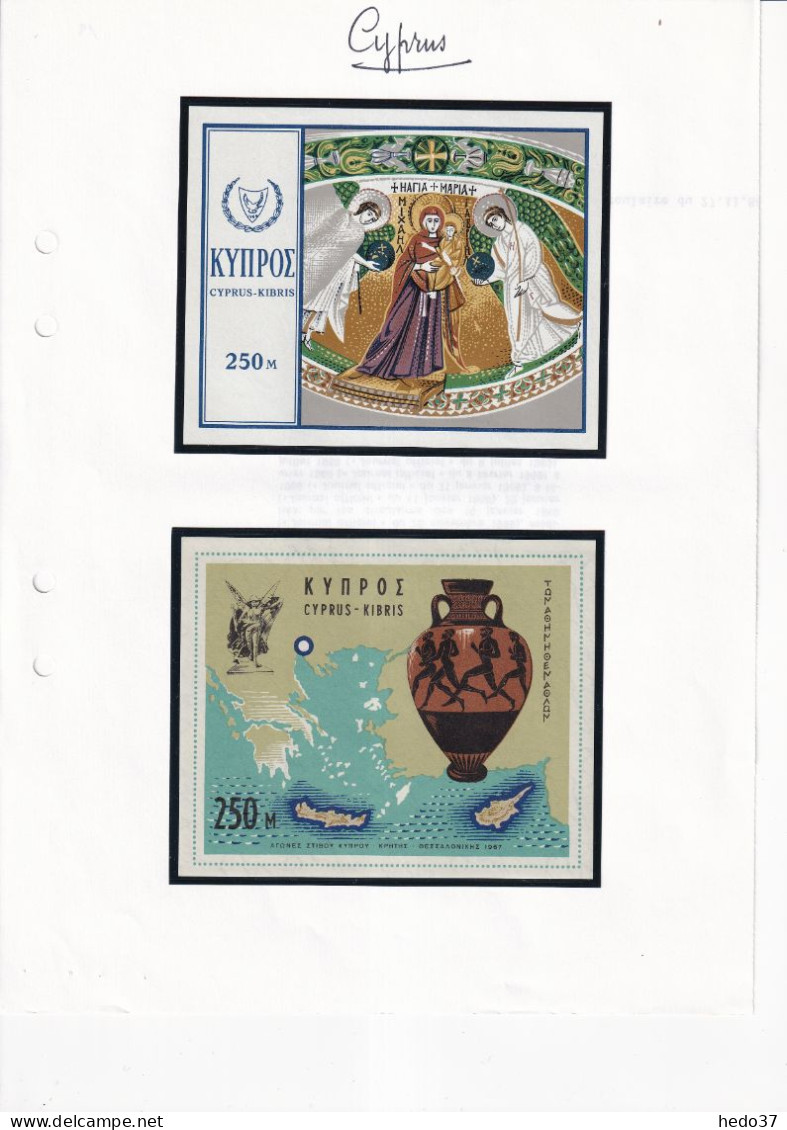 Chypre - Collection 1960/1989 - Neufs ** sans charnière - Cote Yvert  775 € - TB