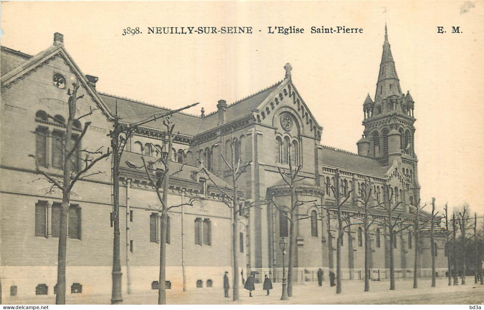 92 - NEUILLY SUR SEINE - L'EGLISE ST PIERRE - E.M. - 3898 - Neuilly Sur Seine