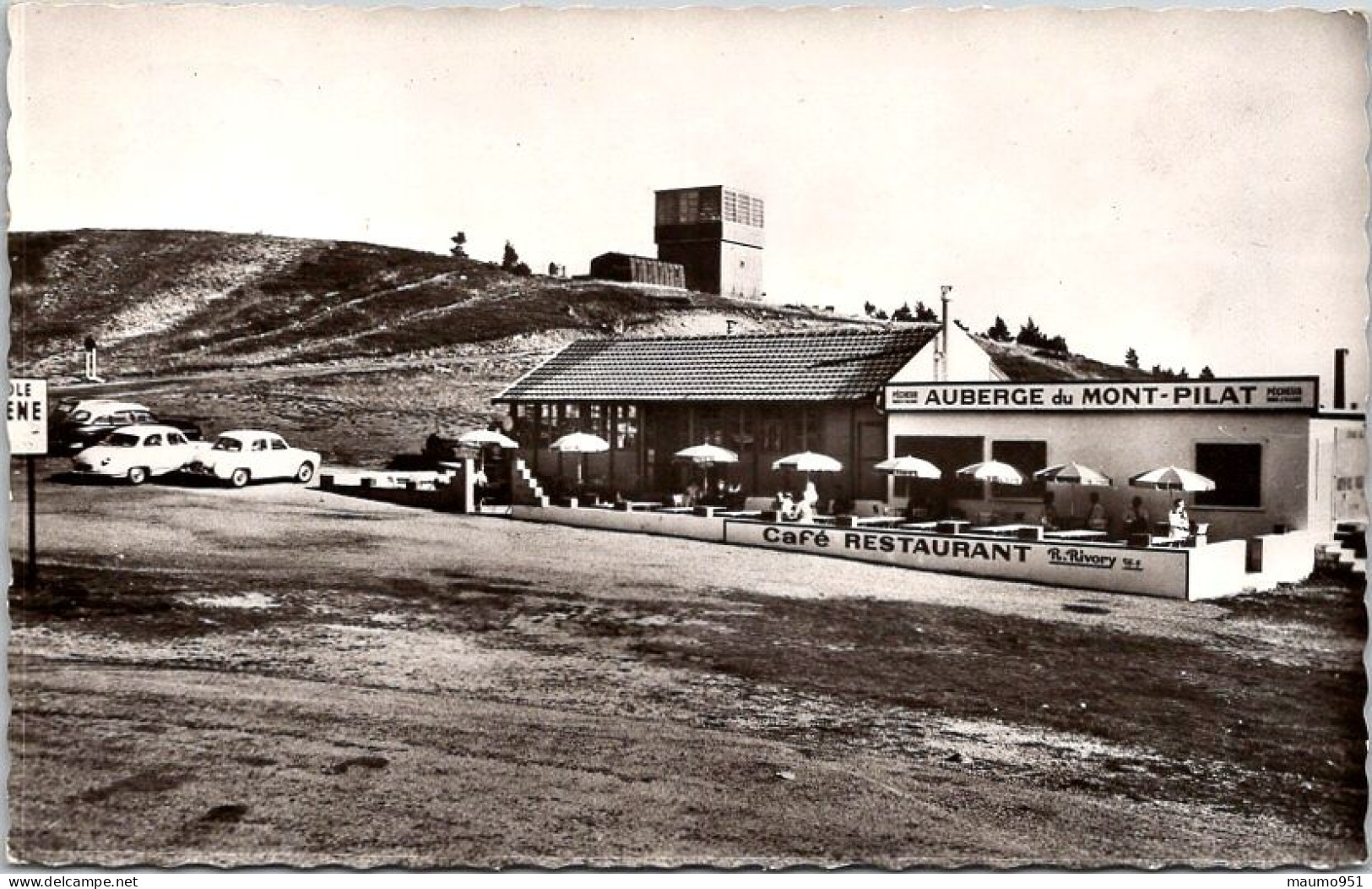 42 SAINT ETIENNE - COL DE L'OEILLON ET AUBERGE DU MONT PILAT AU PPIED DU CRET DE L'OEILLON ET DE LA TELEVISION - Saint Etienne