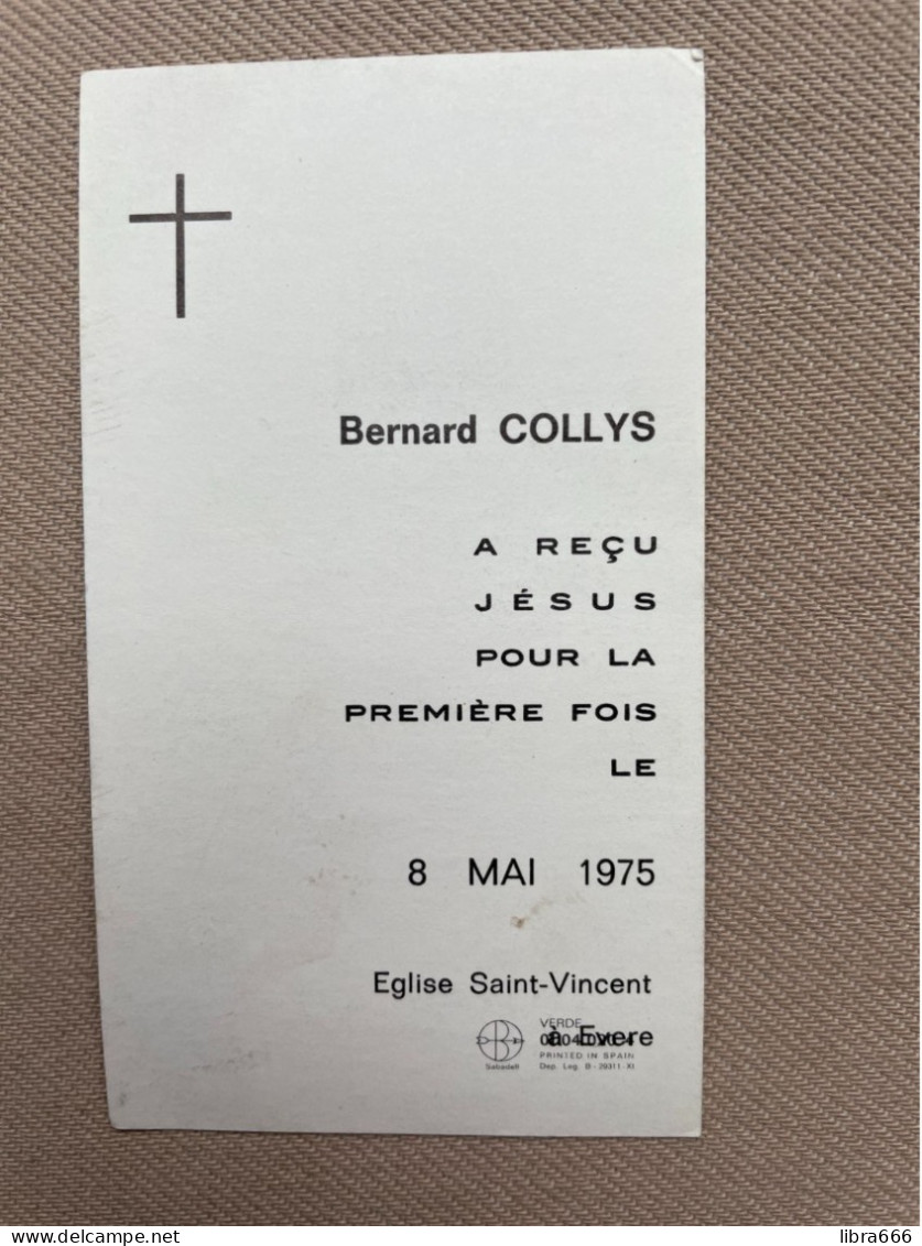 Communion - COLLYS Bernard - 1975 - Saint-Vincent - EVERE - Communion