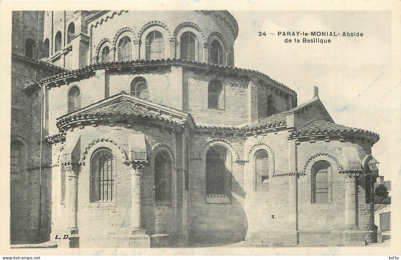 71 - PARAY LE MONIAL - ABSIDE DE LA BASILIQUE - L.D. - 24 - Paray Le Monial