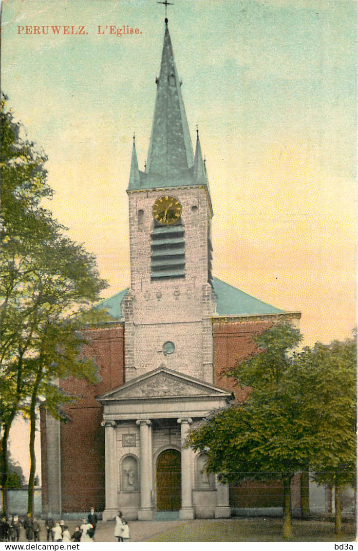 BELGIQUE - PERUWELZ - L'EGLISE - E. & B. - Péruwelz