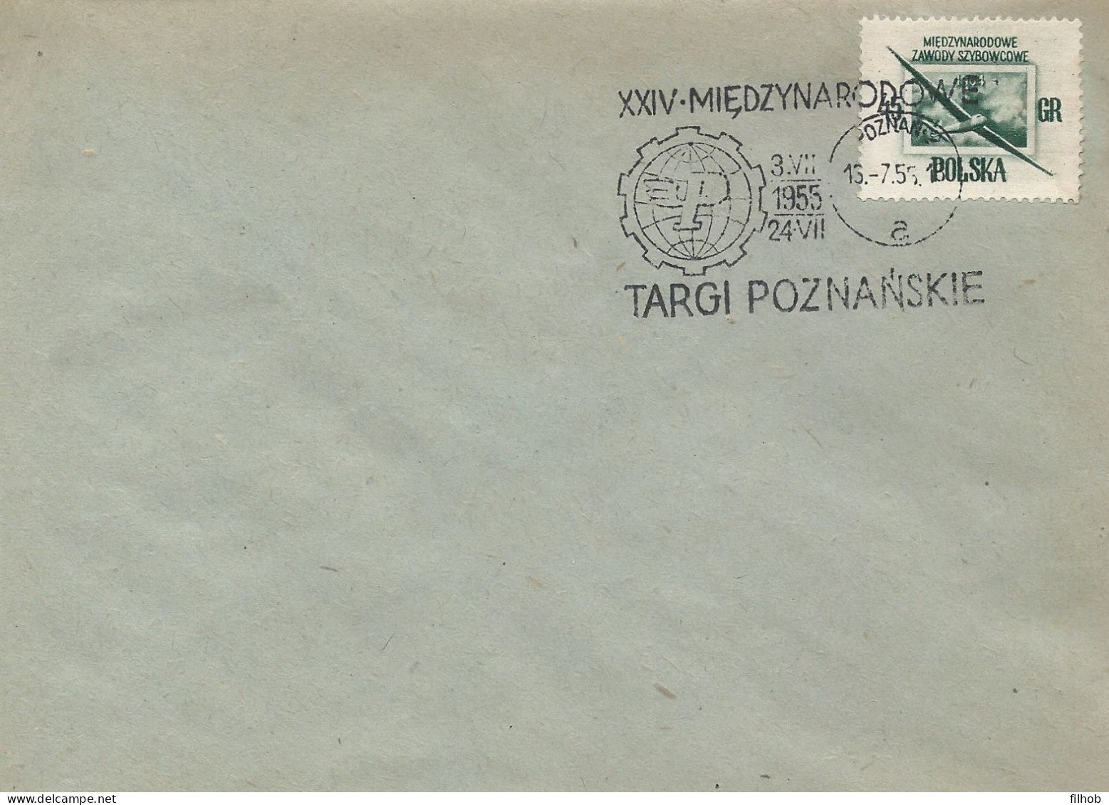 Poland Postmark D55.07.16 POZNAN.A07kop: Trade Fair - Postwaardestukken