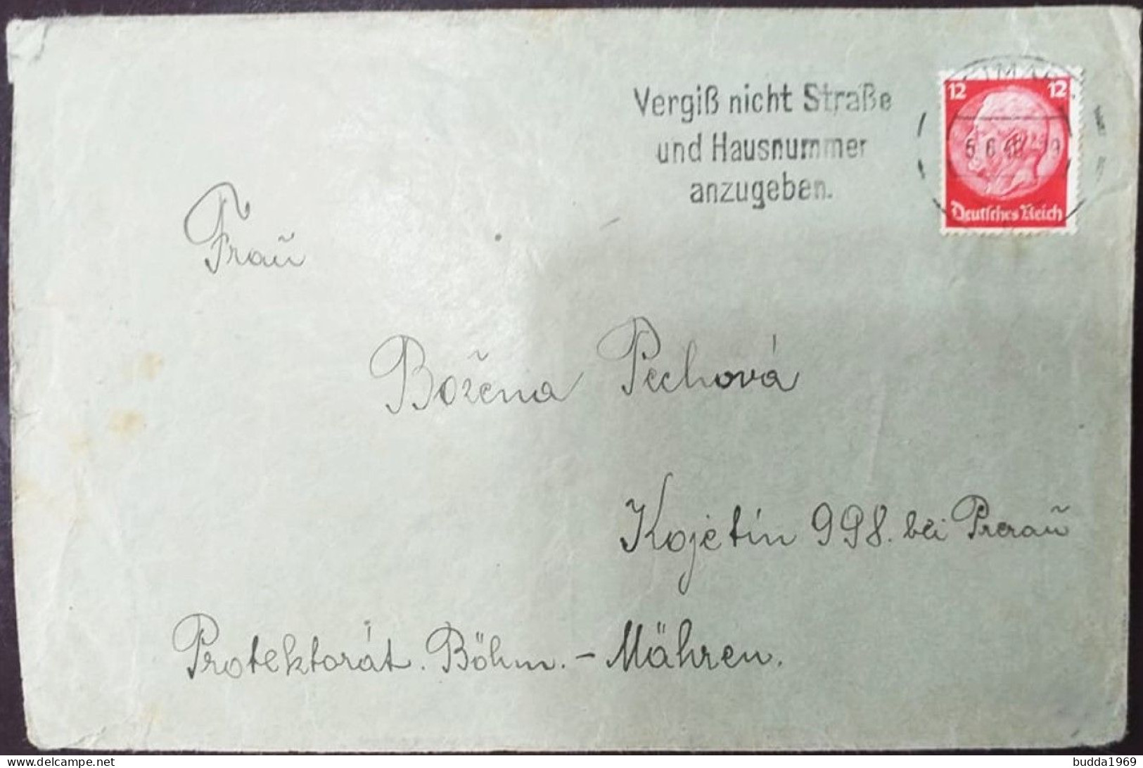 GERMANY-DEUTSCHLAND-THIRD REICH 1940-CONCENTRATION CAMP BUCHENWALD -RARE COVER! - Prisoners Of War Mail