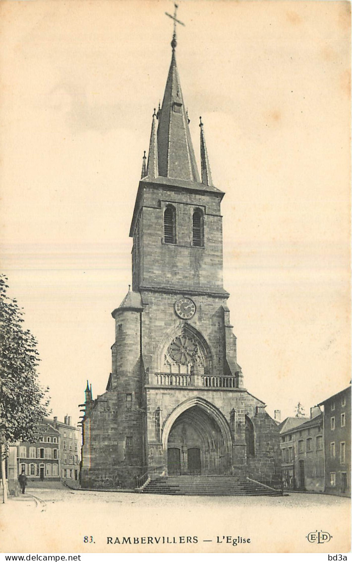 88 - RAMBERVILLERS - L'EGLISE - E.L.D. - 83 - Rambervillers