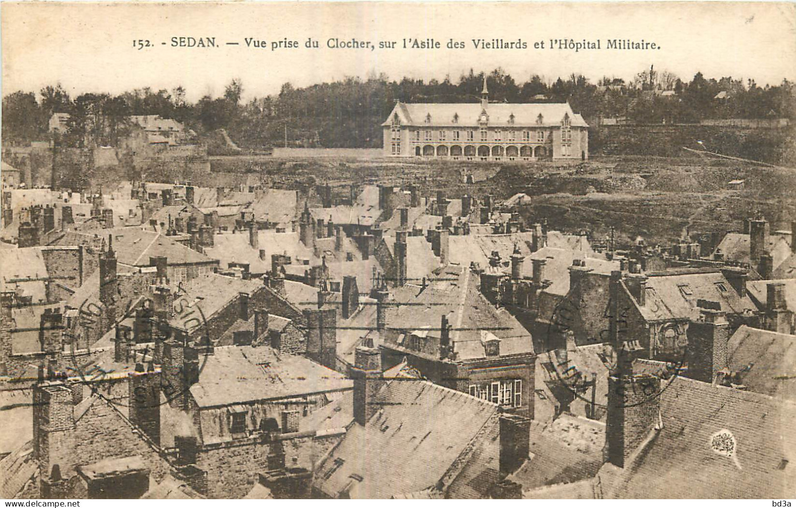 08 - SEDAN - PRIS DU CLOCHER SUR L'ASILE DES VIEILLARDS - Sedan