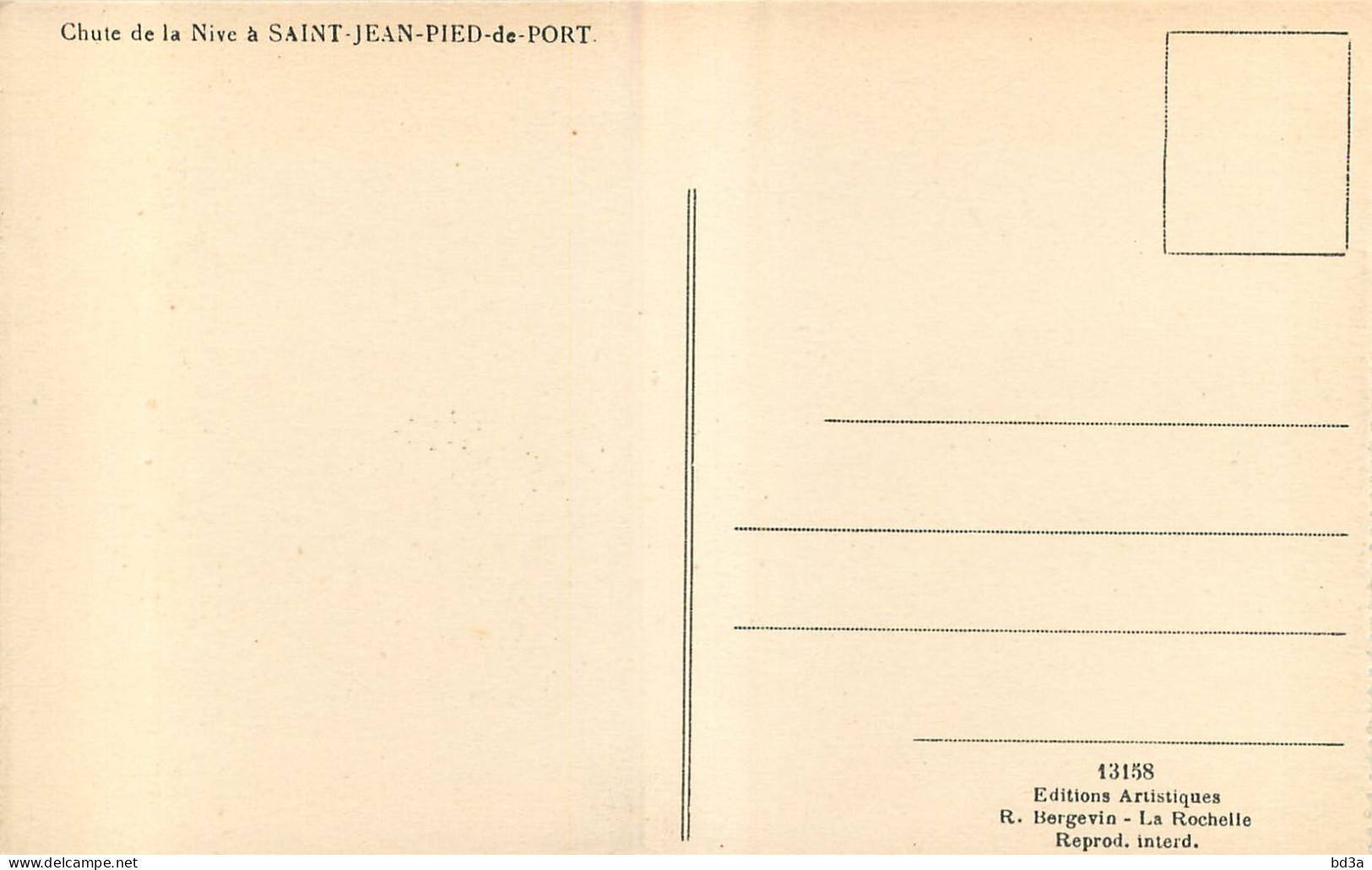 64 - SAINT JEAN PIED DE PORT - CHUTE DE LA NIVE - Saint Jean Pied De Port