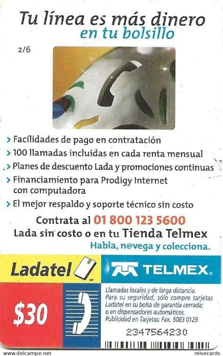 Mexico: Telmex/lLadatel - 2003 Ahorro Telmex - Mexique