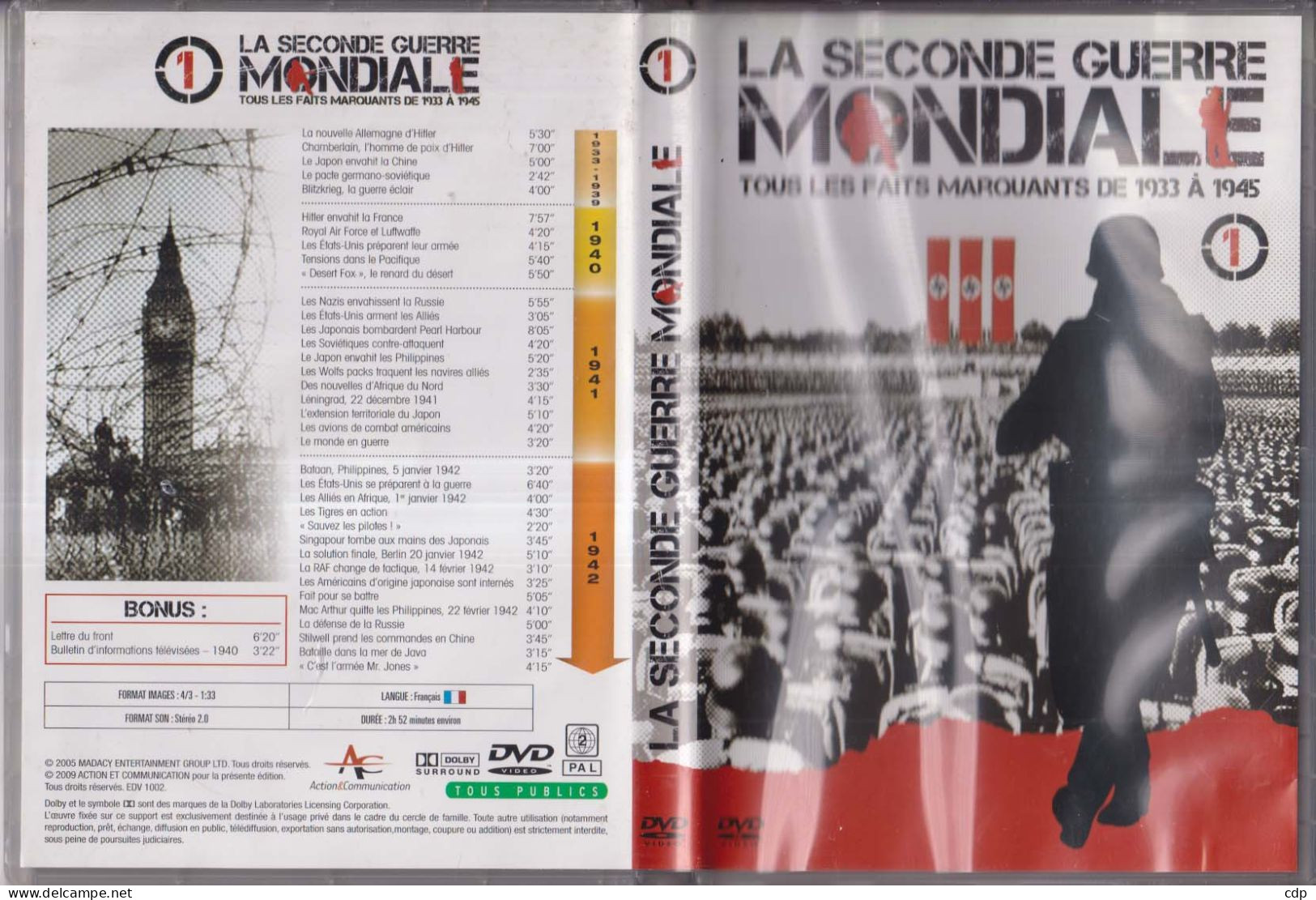DVD La Seconde Guerre Mondiale - Otros & Sin Clasificación