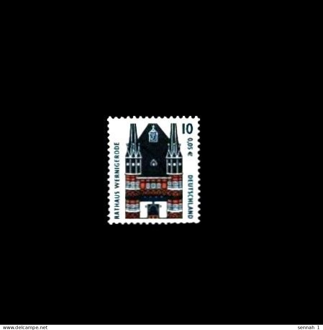 Bund / Germany: 'Sehenswürdigkeiten – Rathaus Wernigerode, 2000' / 'Town Hall', Mi. 2139A; Yv. 1972; Sc. 1838 Oo - Used Stamps