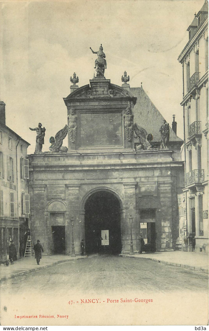 54 - NANCY -  PORTE SAINT GEORGES - IMPRIMERIES REUNIES - Nancy