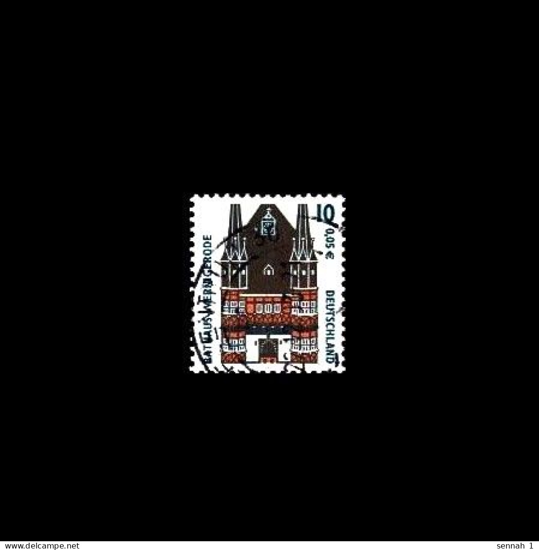 Bund / Germany: 'Sehenswürdigkeiten – Rathaus Wernigerode, 2000' / 'Town Hall', Mi. 2139A; Yv. 1972; Sc. 1838 Oo - Gebruikt