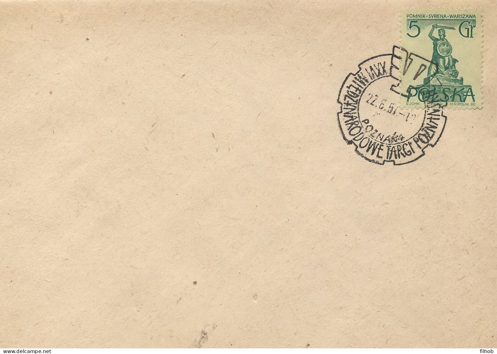 Poland Postmark D57.06.22 POZNAN.04kop: Trade Fair - Entiers Postaux