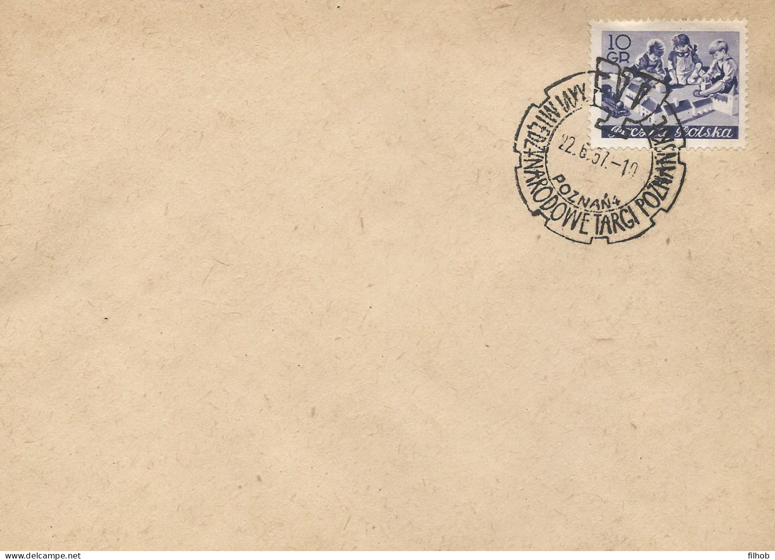 Poland Postmark D57.06.22 POZNAN.05kop: Trade Fair - Ganzsachen