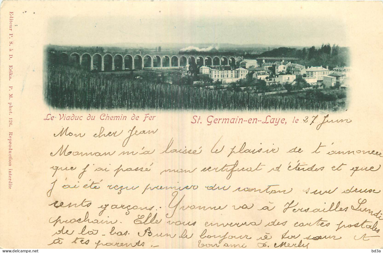 78 -   SAINT GERMAIN EN LAYE - VIADUC DU CHEMIN DE FER - St. Germain En Laye