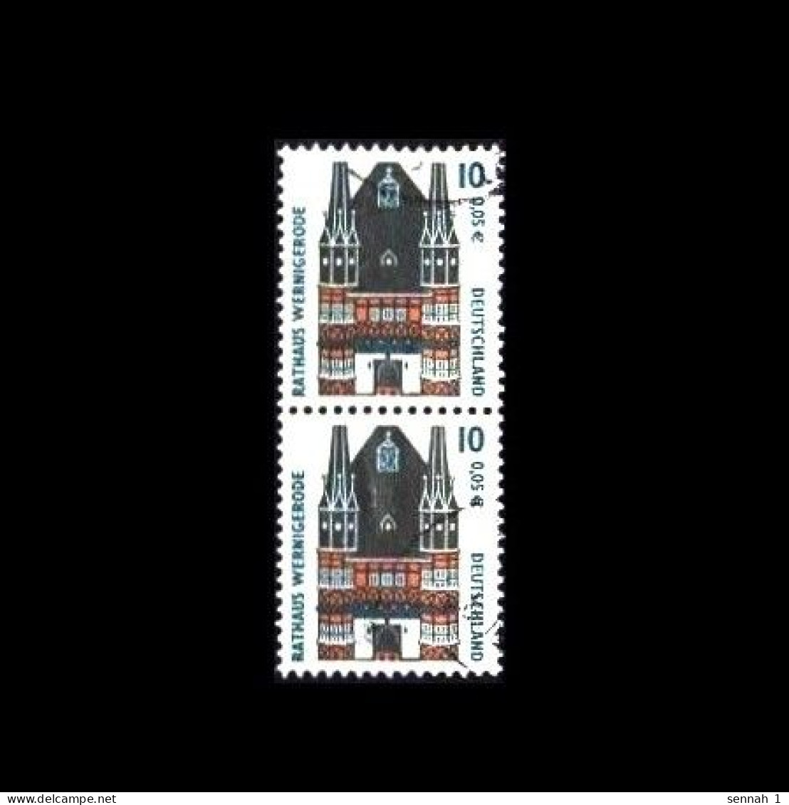 Bund / Germany: 'Sehenswürdigkeiten – Rathaus Wernigerode, 2000' / 'Town Hall', Mi. 2139A; Yv. 1972; Sc. 1838 Oo - Used Stamps