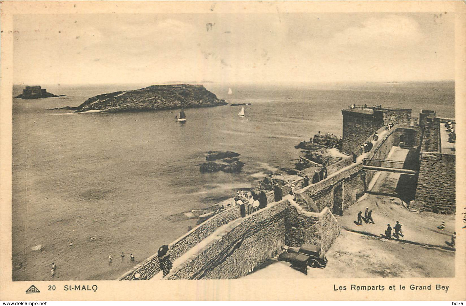 35 - SAINT MALO - LES REMPARTS ET LE GRAND BEY - Saint Malo