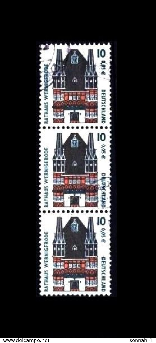 Bund / Germany: 'Sehenswürdigkeiten – Rathaus Wernigerode, 2000' / 'Town Hall', Mi. 2139A; Yv. 1972; Sc. 1838 Oo - Gebraucht