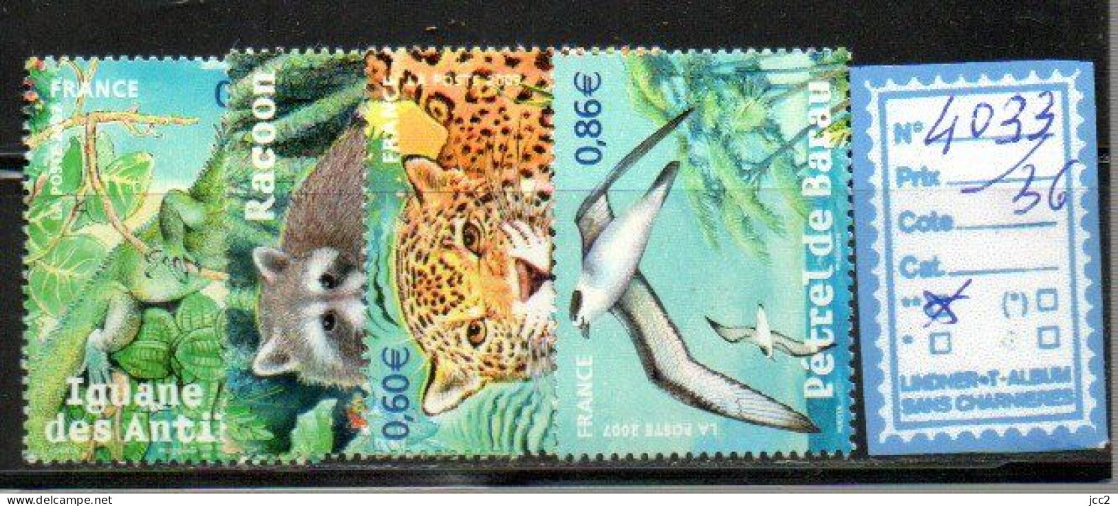 FRANCE LUXE** N° 4033/36 - Unused Stamps