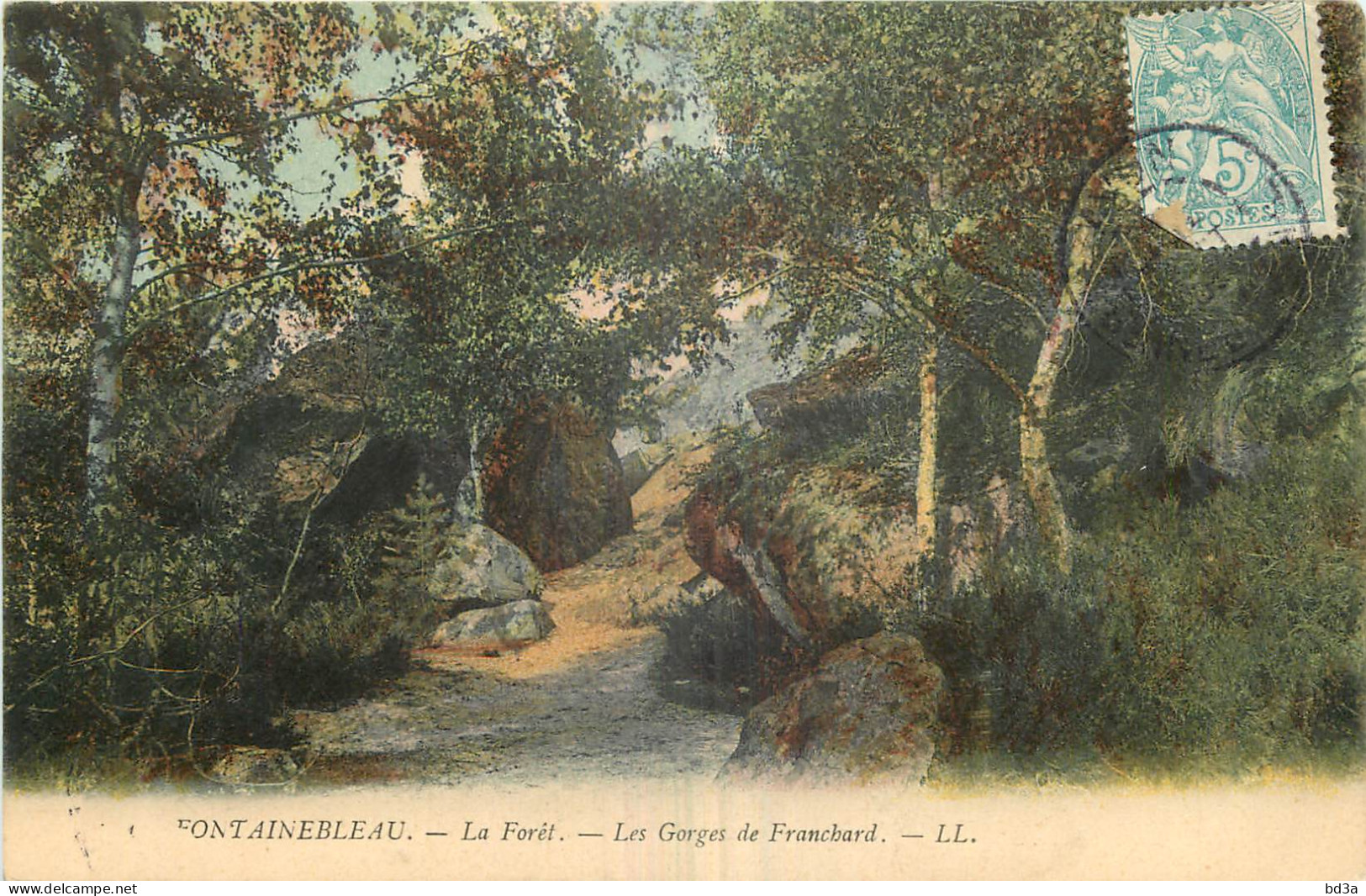 78 - FONTAINEBLEAU - LA FORET - LES GORGES DE FRANCHARD - Fontainebleau