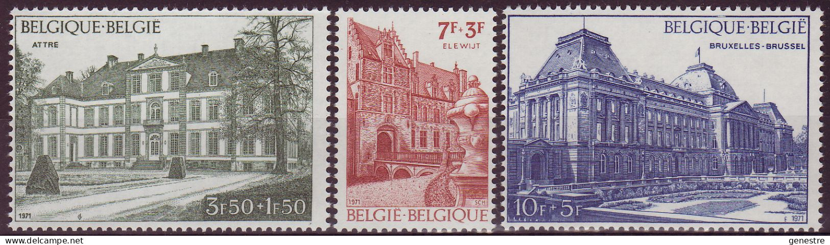 Belgique - 1971 - COB 1605 à 1607 ** (MNH) - Neufs