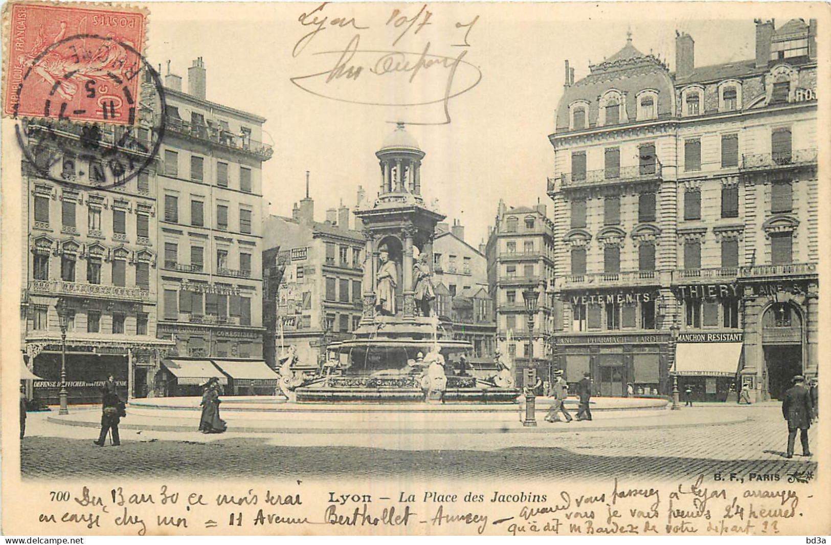 69 - LYON - PLACE DES JACOBINS - Otros & Sin Clasificación