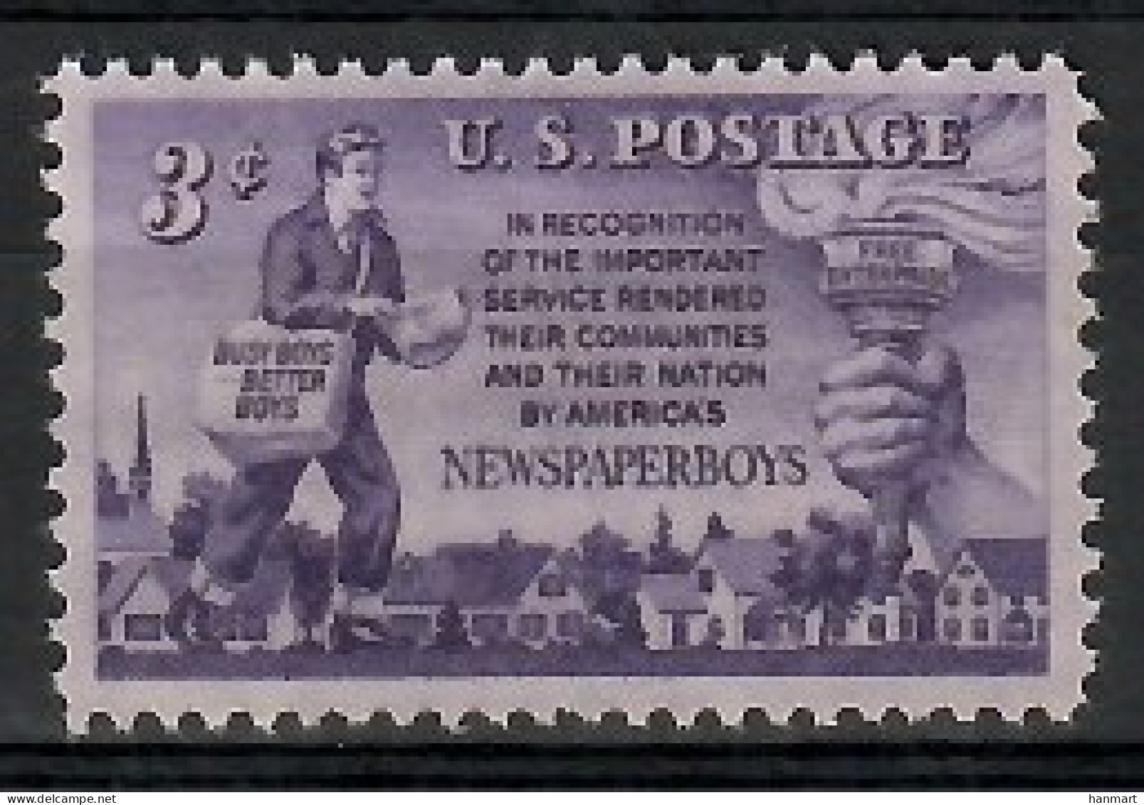 United States Of America 1952 Mi 634 MNH  (ZS1 USA634) - Writers