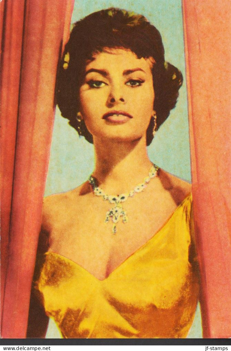 1960. USA.  MOVIE STARS. SOPHIA LOREN. Reverse Of The POSTCARD Number 102.  - JF545794 - Autres & Non Classés