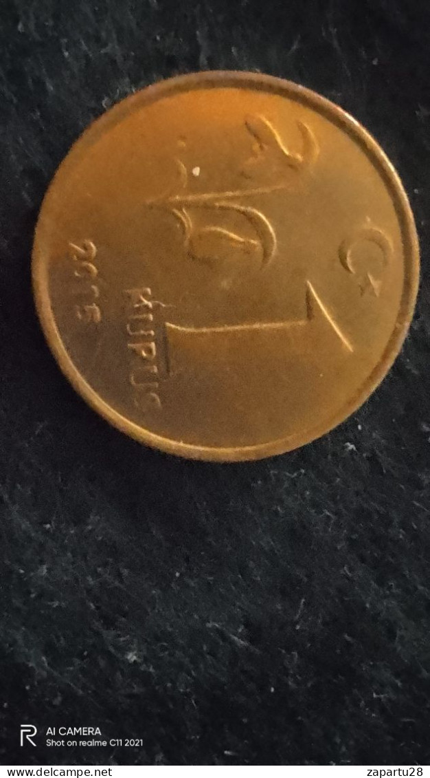 TÜRKİYE -2015    1     KURUŞ       XF- - Turkey