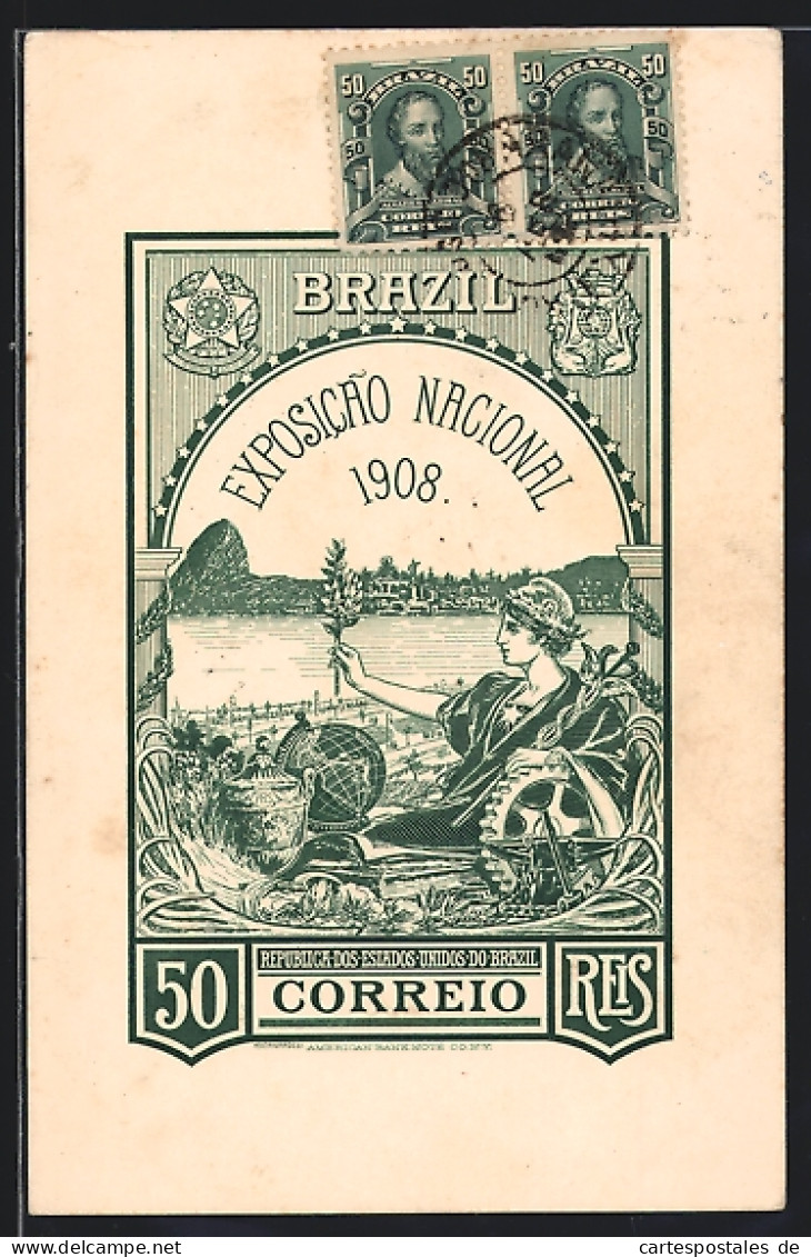 Künstler-AK Rio De Janeiro, Exposicao Nacional 1908  - Expositions