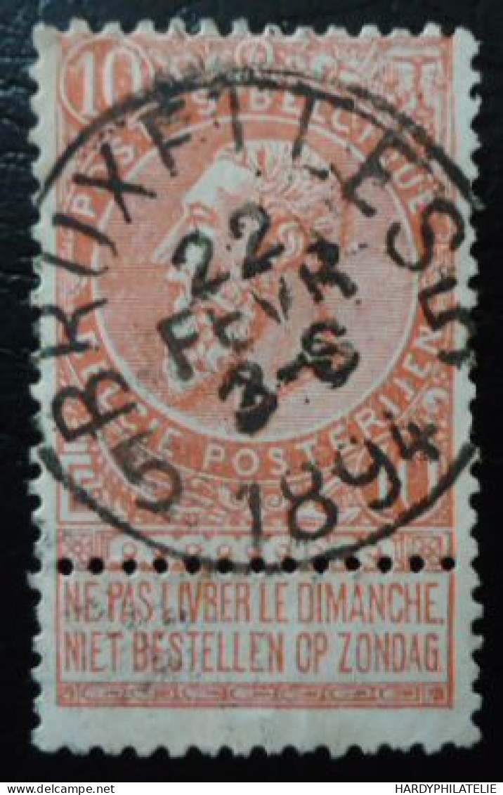 BELGIQUE N°57 Oblitéré - 1893-1900 Fine Barbe